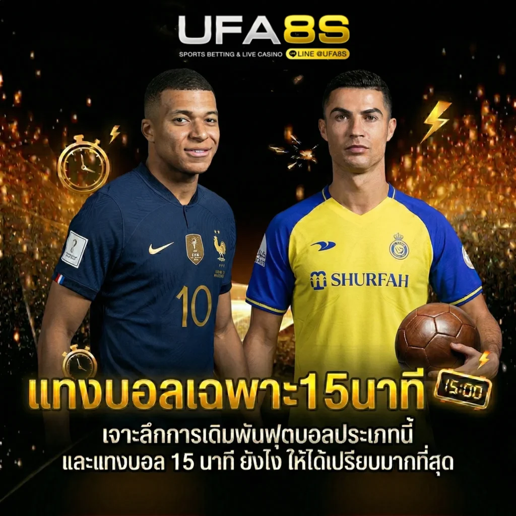 แทงบอลเฉพาะ15นาที