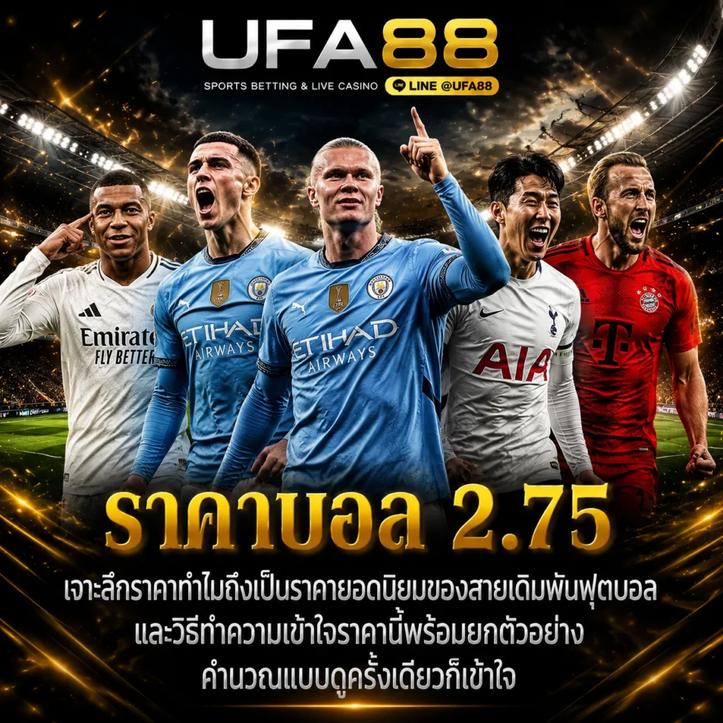 ราคาบอล 2.75