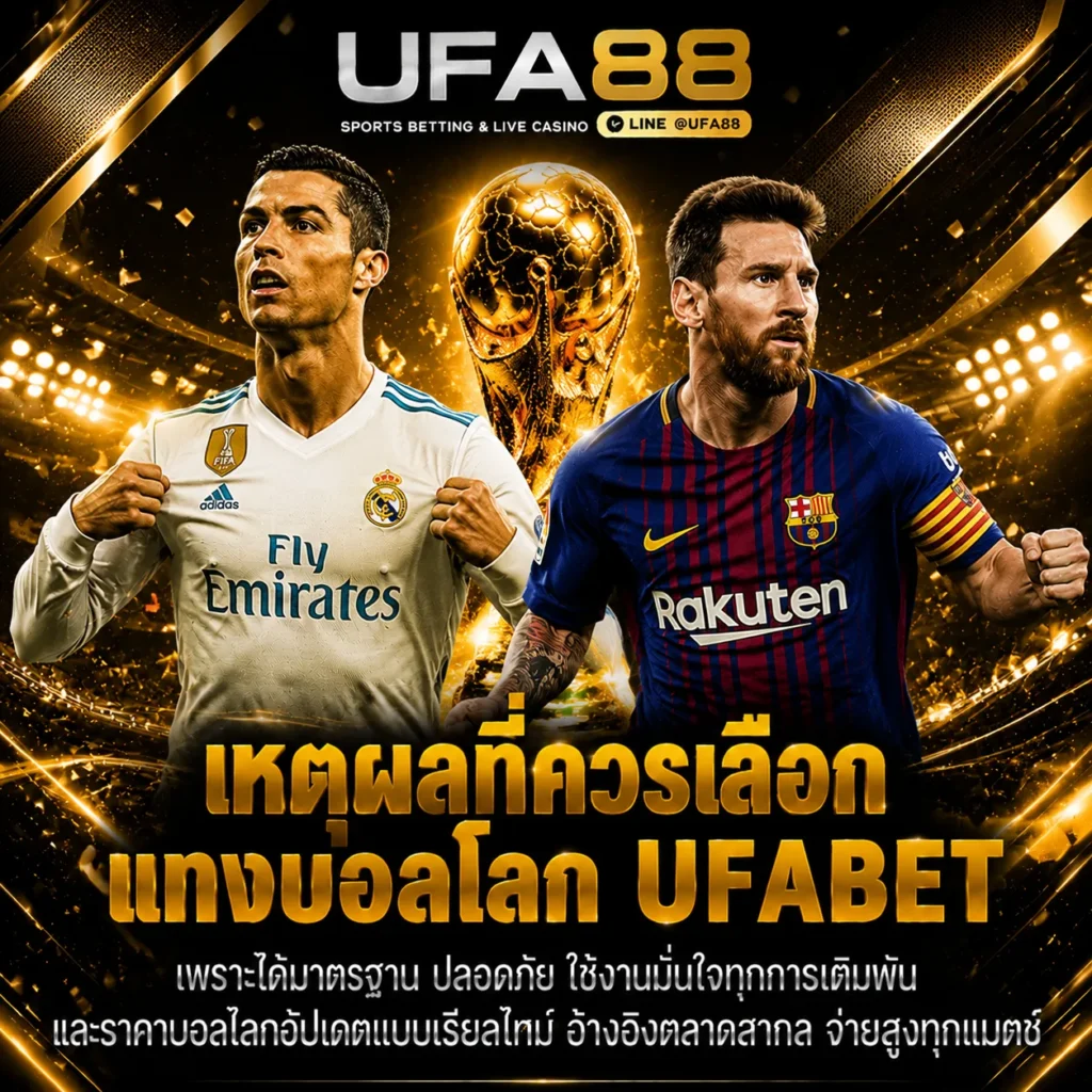 เหตุผลที่ควรเลือกแทงบอลโลก UFABET